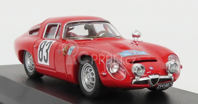 Best-model Alfa romeo Tz1 N 83 Winner Coupe Des Alpes 1964 G.augias 1:43 Red