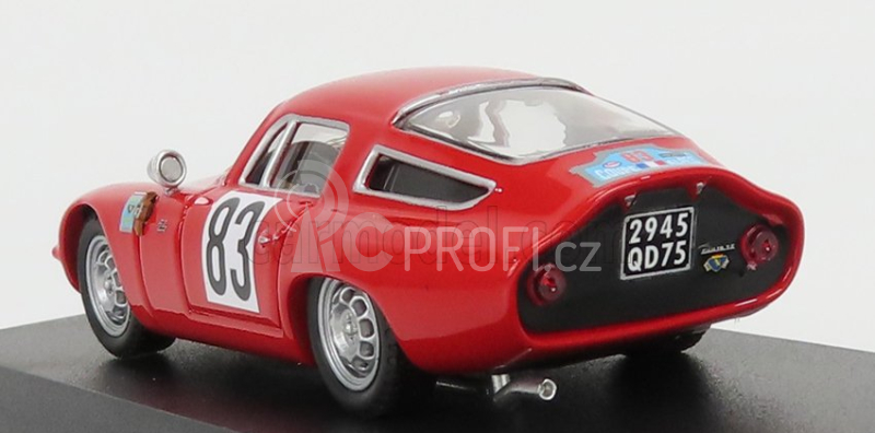 Best-model Alfa romeo Tz1 N 83 Winner Coupe Des Alpes 1964 G.augias 1:43 Red