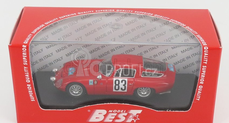 Best-model Alfa romeo Tz1 N 83 Winner Coupe Des Alpes 1964 G.augias 1:43 Red