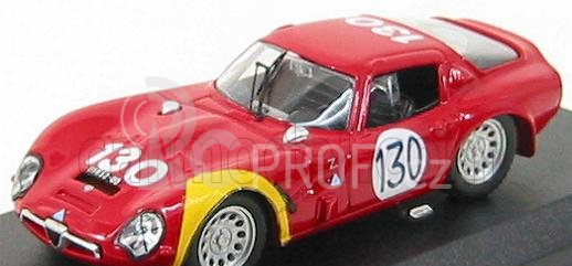 Best-model Alfa romeo Tz2 N 130 Targa Florio 1966 Bianchi - Bussinello 1:43 Red