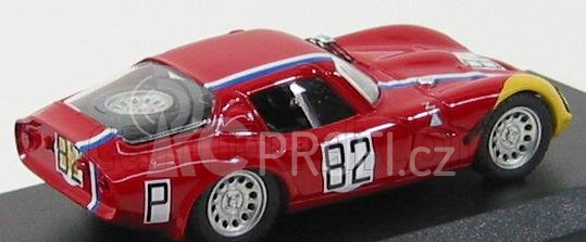 Best-model Alfa romeo Tz2 N 82 Nurburgring 1967 Trosch-pilette 1:43 Červená Žlutá