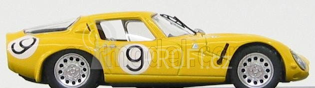 Best-model Alfa romeo Tz2 N 9 Australia 1966 Bartlett - Chivas 1:43 Žlutá