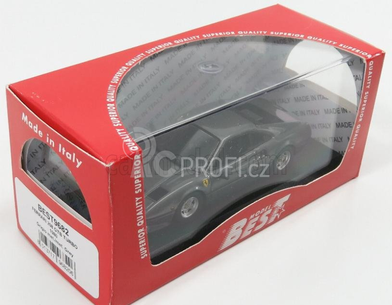 Best-model Ferrari 208 Gtb Turbo 1980 1:43 Grey Met