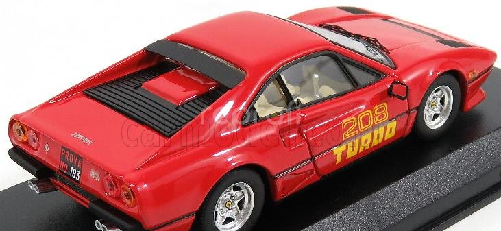 Best-model Ferrari 208 Gtb Turbo 1980 1:43 Red