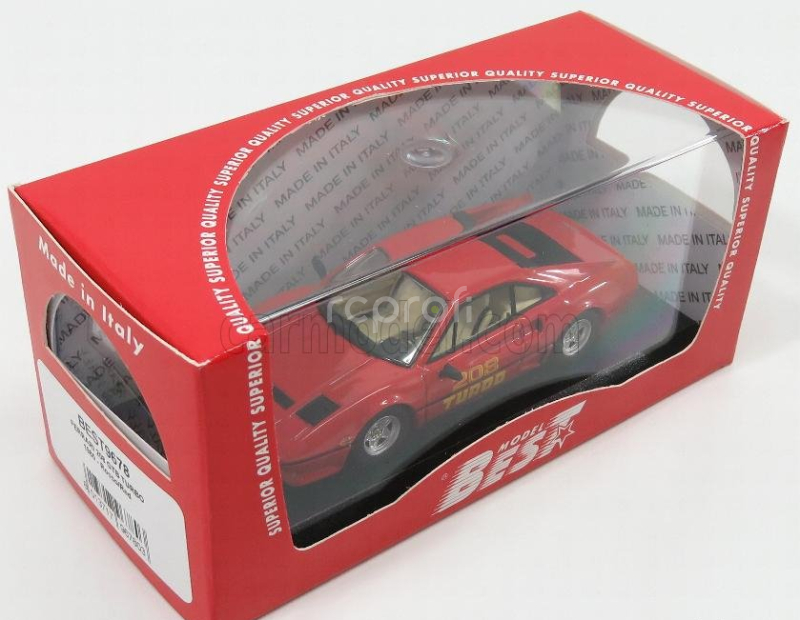 Best-model Ferrari 208 Gtb Turbo 1980 1:43 Red