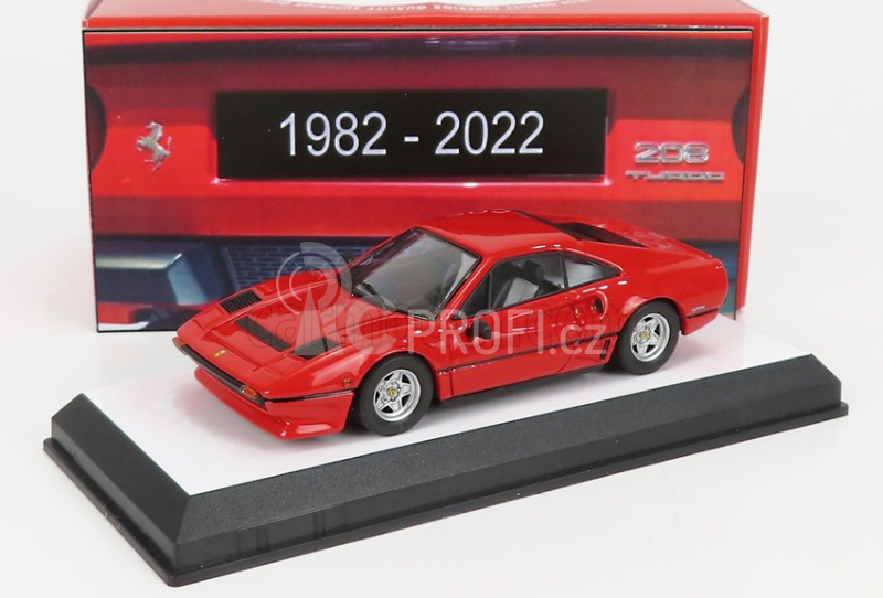 Best-model Ferrari 208 Gtb Turbo 1982 - Museo Enzo Ferrari Modena 2022 1:43 Red