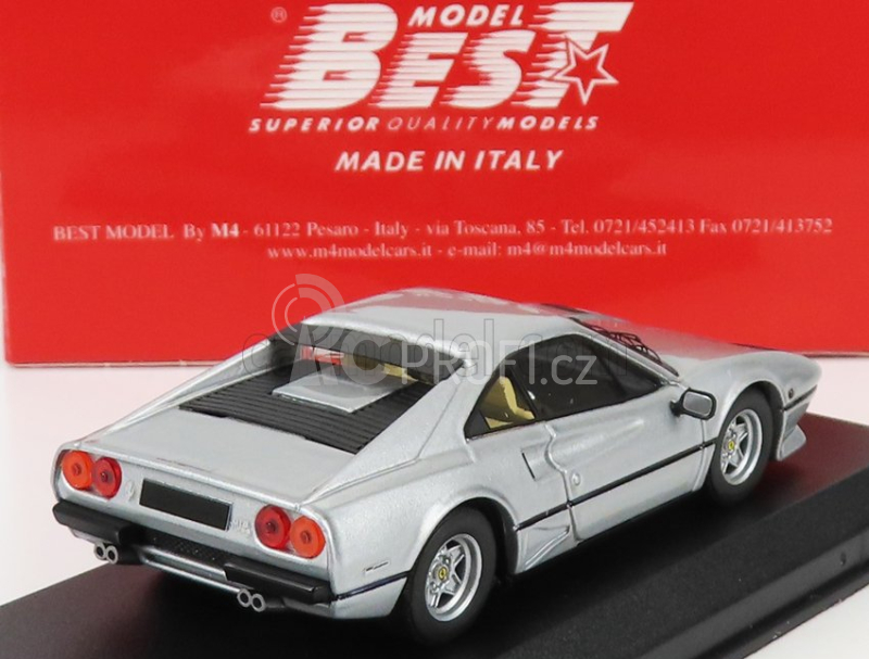 Best-model Ferrari 208 Gtb Turbo Salone Automobile Torino 1982 1:43 Silver