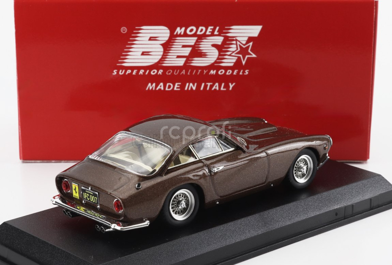 Best-model Ferrari 250 Gt Lusso S/n4891gt Coupe 1963 - Personal Car Steve Mcqueen 1:43 Brown Met