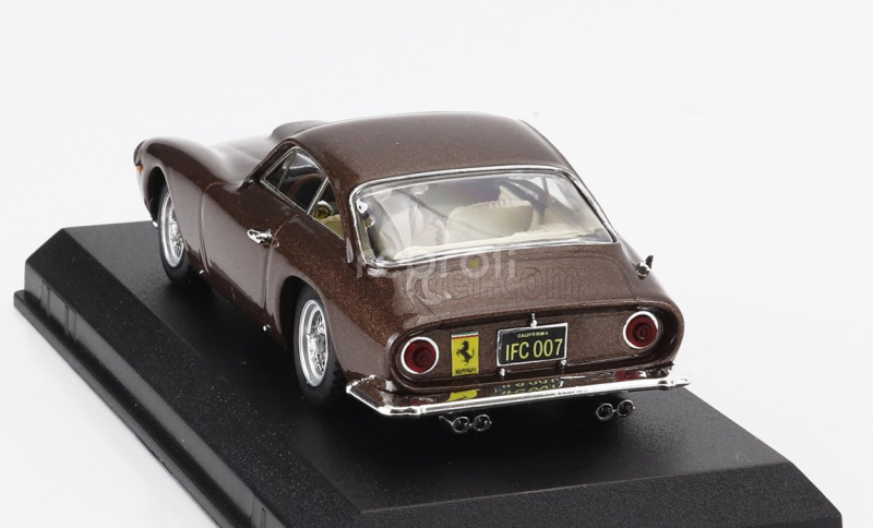Best-model Ferrari 250 Gt Lusso S/n4891gt Coupe 1963 - Personal Car Steve Mcqueen 1:43 Brown Met