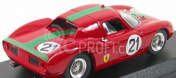 Best-model Ferrari 250 Lm Monza 1966 N 21 De Siebenthal 1:43 Red