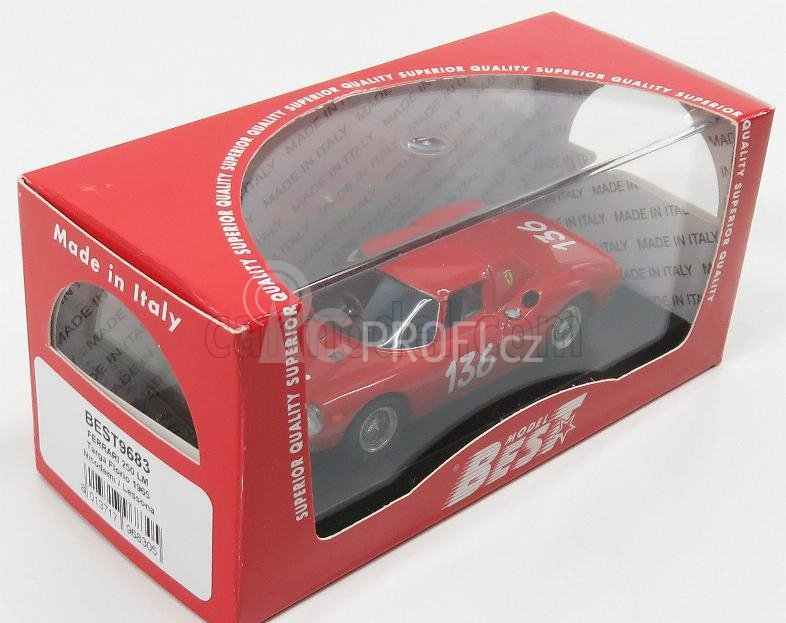 Best-model Ferrari 250 Lm N 136 Targa Florio 1965 Nicodemi - Lessona 1:43 Red