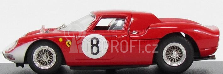 Best-model Ferrari 250 Lm N 8 2nd 12h Reims 1964 J.surtees-l.bandini 1:43 Červená Bílá