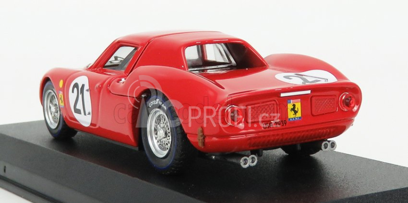 Best-model Ferrari 250lm 3.3l V12 Ch. N5893 Team N.a.r.t. N 21 1:43, červená