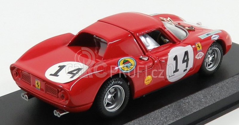 Best-model Ferrari 250lm 3.3l V12 Team N.a.r.t. N 14 1:43, červená