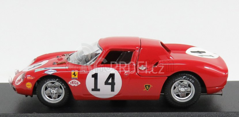 Best-model Ferrari 250lm 3.3l V12 Team N.a.r.t. N 14 1:43, červená