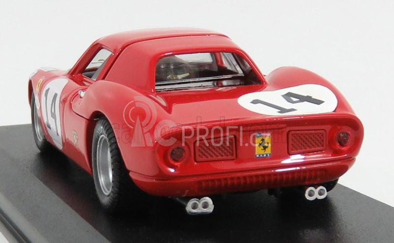 Best-model Ferrari 250lm 3.3l V12 Team N.a.r.t. N 14 1:43, červená