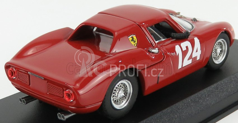 Best-model Ferrari 250lm Coupe N 124 Winner Mugello Gp 1965 M.casoni - G.nicodemi 1:43 Red