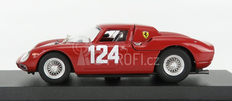 Best-model Ferrari 250lm Coupe N 124 Winner Mugello Gp 1965 M.casoni - G.nicodemi 1:43 Red