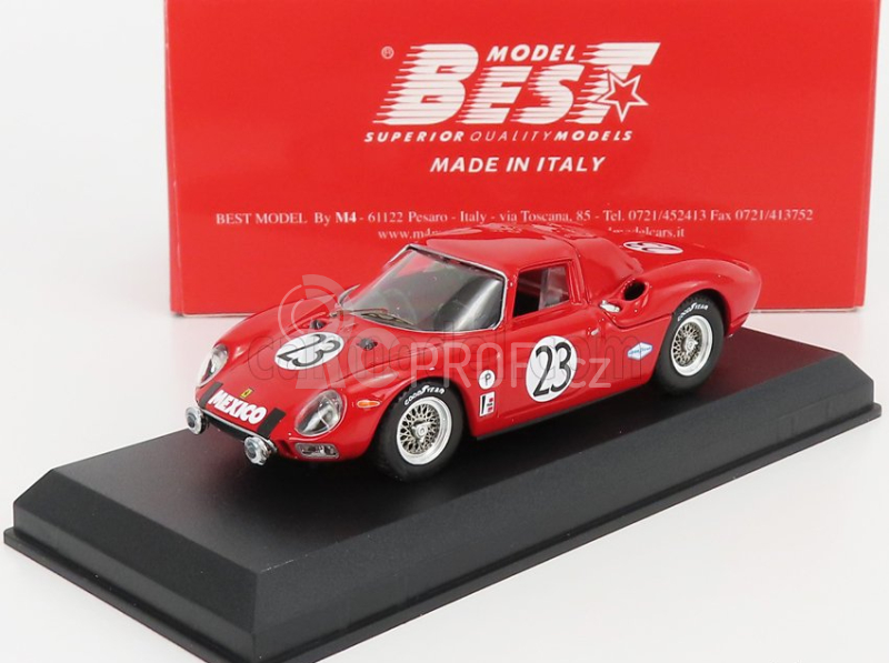 Best-model Ferrari 250lm N 23 12h Sebring 1967 P.rodriguez - F.de La Chica 1:43 Red
