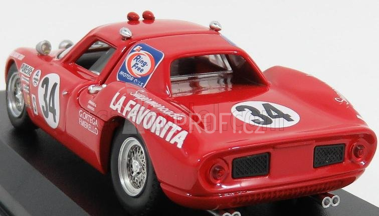 Best-model Ferrari 250lm N 34 Winner Class 24h Daytona 1968 Gunn - Ortega - Merello 1:43 Red