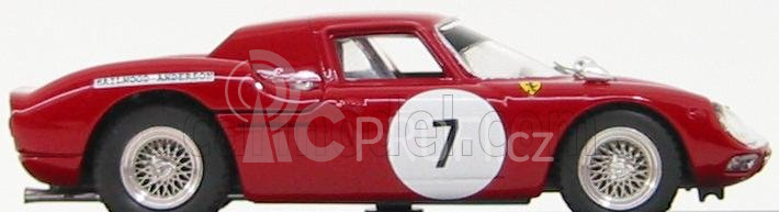 Best-model Ferrari 250lm N 7 Kyalami 1966 Hailwood - Anderson 1:43 Bordeaux White