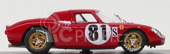 Best-model Ferrari 250lm N 81 Daytona 1968 Piper - Gregory 1:43 Red
