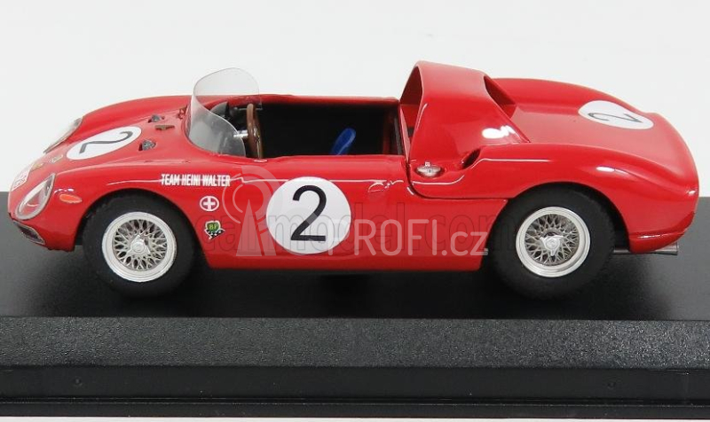 Best-model Ferrari 250lm Spider N 2 Winner Class Pernis Von Tirol Innsbruck 1965 H.walter 1:43 Red
