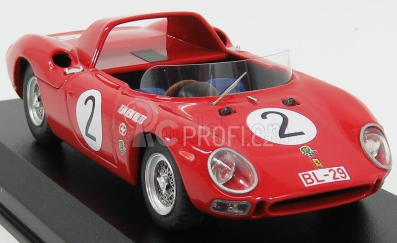 Best-model Ferrari 250lm Spider N 2 Winner Class Pernis Von Tirol Innsbruck 1965 H.walter 1:43 Red