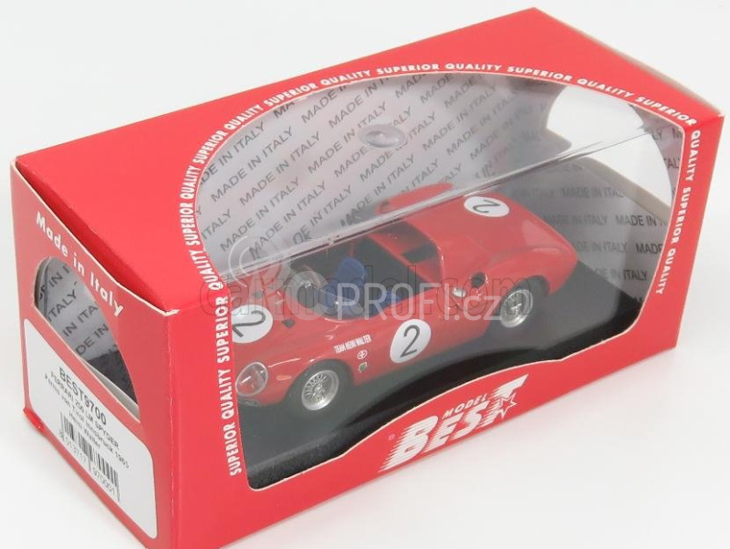 Best-model Ferrari 250lm Spider N 2 Winner Class Pernis Von Tirol Innsbruck 1965 H.walter 1:43 Red