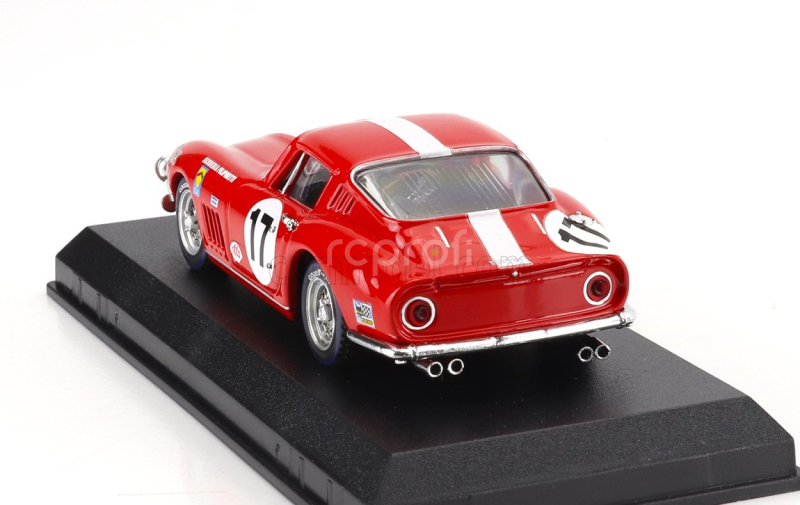 Best-model Ferrari 275 Gtb 3.3l V12 Team Scuderia Filipinetti N 17 24h Le Mans 1968 Jacques Rey - Claude Haldi 1:43 Red