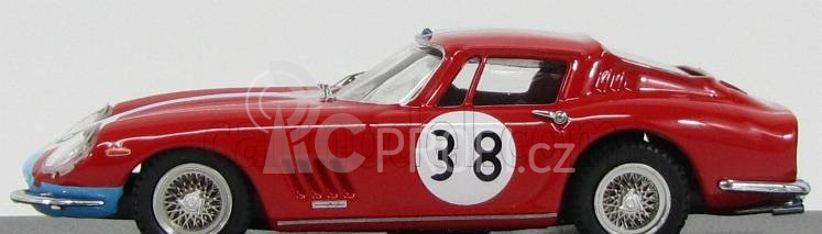 Best-model Ferrari 275 Gtb/4 Coupe N 38 Winner 1000km Parigi 1966 Vestey - Gaspar 1:43 Red Bluette