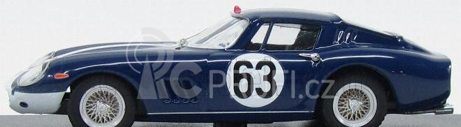 Best-model Ferrari 275 Gtb/4 Coupe N 63 Spa 1967 Vestey - Gaspar 1:43 Modrá Bílá