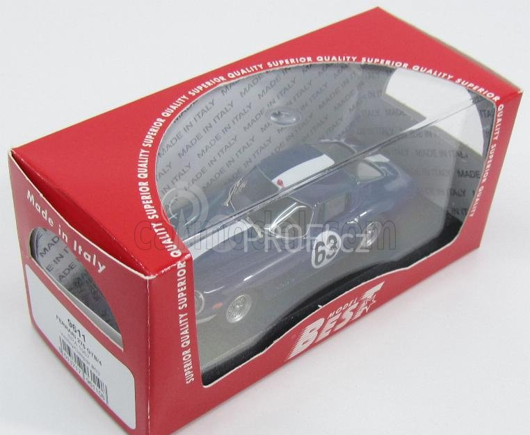 Best-model Ferrari 275 Gtb/4 Coupe N 63 Spa 1967 Vestey - Gaspar 1:43 Modrá Bílá