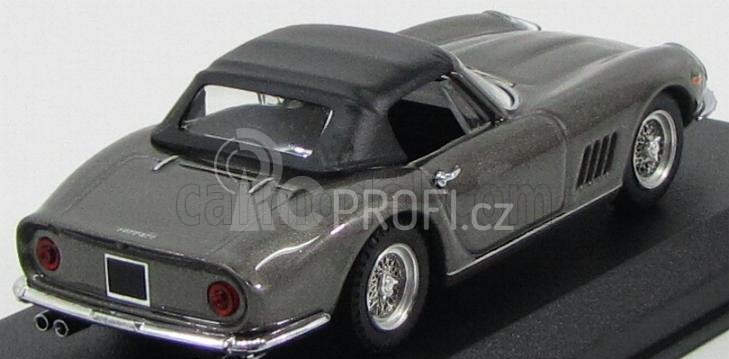 Best-model Ferrari 275 Gtb Spider Cabriolet Closed 1967 1:43 Šedá Černá