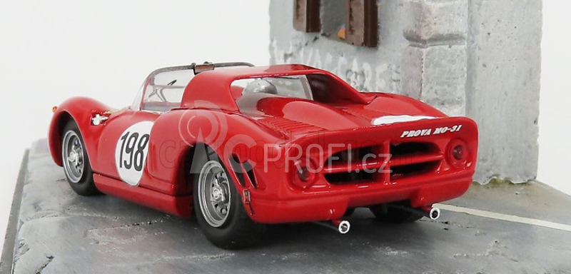Best-model Ferrari 275p N 198 Winner Targa Florio 1965 Nino Vaccarella 1:43 Red