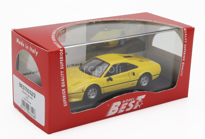 Best-model Ferrari 308 Gtb 1976 1:43 Žlutá