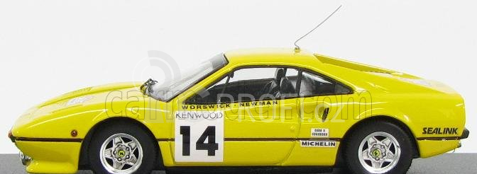 Best-model Ferrari 308 Gtb Coupe N 14 Tour De France 1985 Worswick - Newman 1:43 Žlutá