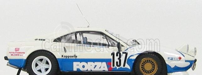 Best-model Ferrari 308 Gtb Gr N 137 Rally Montecarlo 1982 Zamborlini - Nenes 1:43 Bílá Modrá