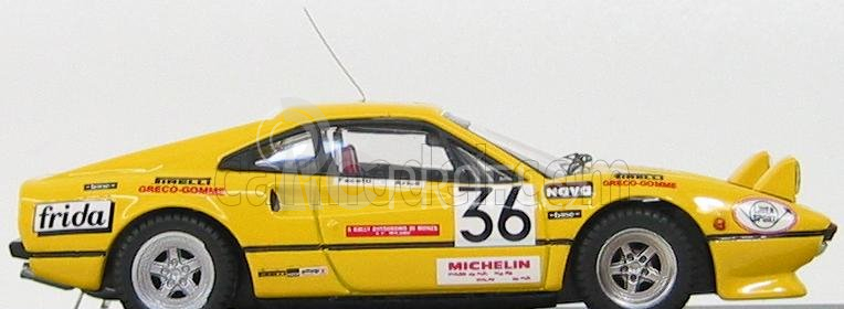 Best-model Ferrari 308 Gtb Gr.2 N 36 Rally Monza 1983 Facetti - Artioli 1:43 Žlutá
