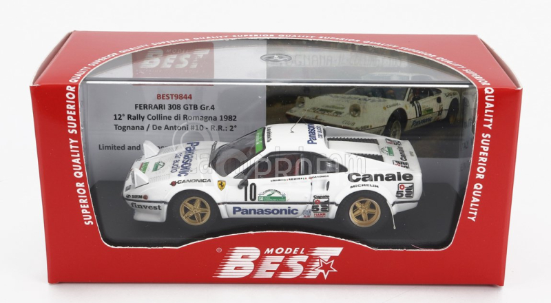 Best-model Ferrari 308 Gtb Gr.4 N 10 1:43, bílá