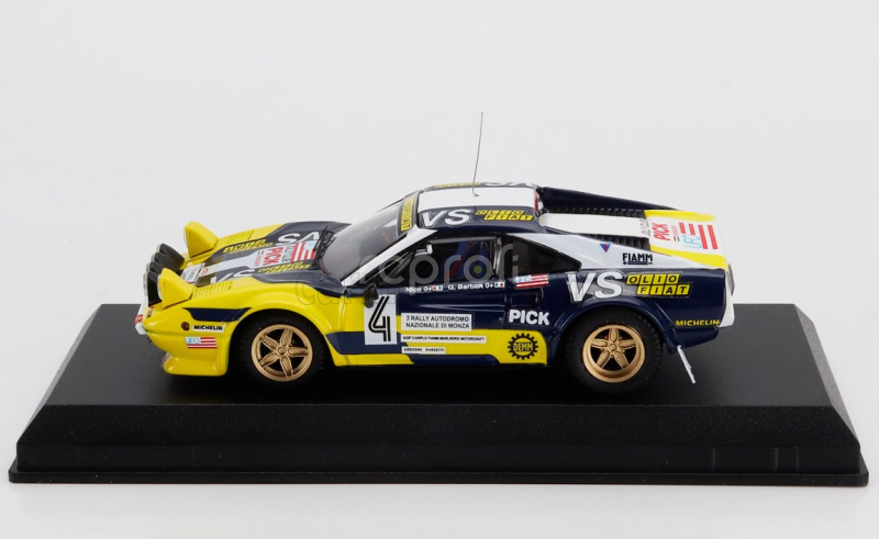 Best-model Ferrari 308 Gtb Gr.4 Team Jolly Club (night Version) N 4 2nd Rally Monza 1980 Nico - Giorgio Barban 1:43 Žlutá Modrá