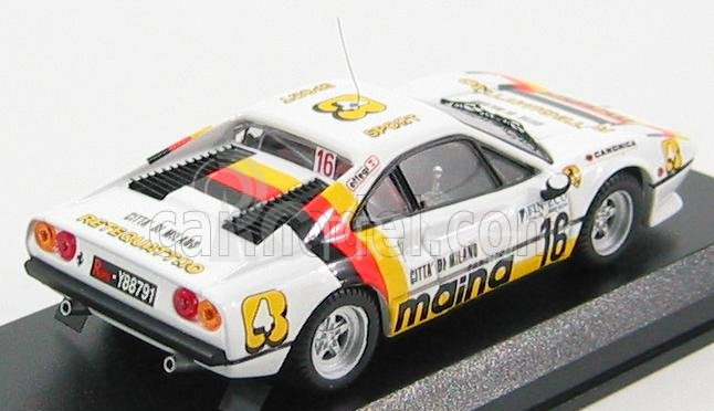 Best-model Ferrari 308 Gtb N 16 Rally Dei Laghi 1984 1:43 Bílá Žlutá