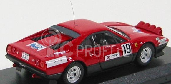 Best-model Ferrari 308 Gtb N 19 Rally St Cergue 1982 Jaquillard 1:43 Red