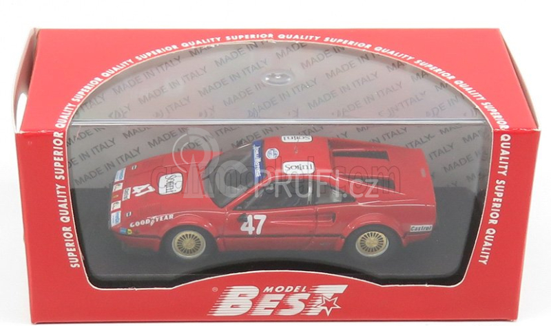 Best-model Ferrari 308 Gtb N 47 Winner Vallelunga 1978 C.facetti 1:43 Red