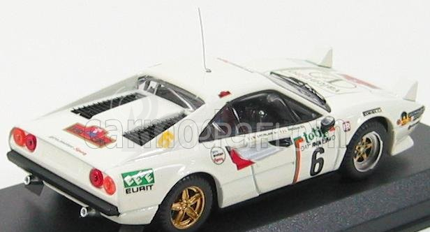 Best-model Ferrari 308 Gtb N 6 Rally Elba 1985 Roggia - Ercolani 1:43 Bílá