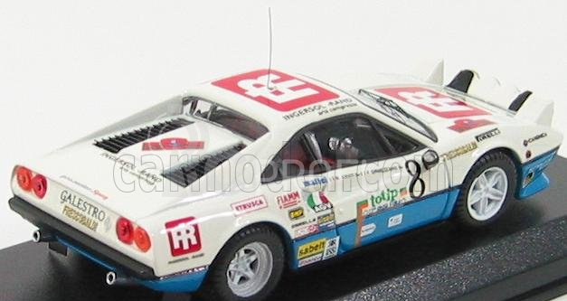 Best-model Ferrari 308 Gtb N 8 Rally Elba 1984 Amati - Ormezzano 1:43 Bílá Modrá