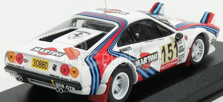 Best-model Ferrari 308 Gtb Team Martini Racing Gr.4 N 151 1:43, bílá