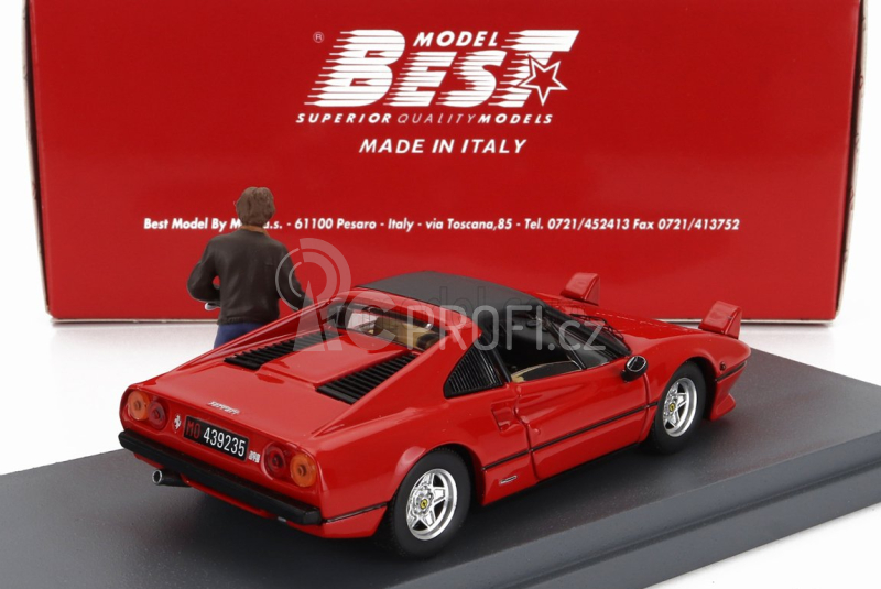 Best-model Ferrari 308 Gts 1977 - Personal Car Gilles Villeneuve With Figure 1:43 Red
