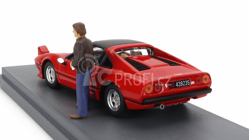 Best-model Ferrari 308 Gts 1977 - Personal Car Gilles Villeneuve With Figure 1:43 Red