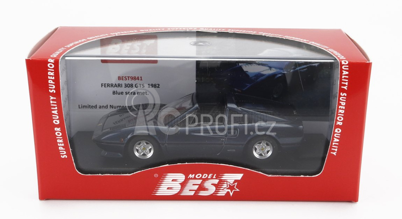 Best-model Ferrari 308 Gts 1982 1:43 Blue